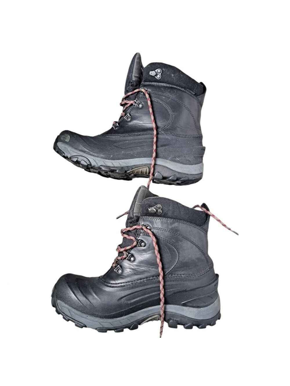 THE NORTH FACE Heat Seeker mens boots lace up rugged winter boots black size 10
